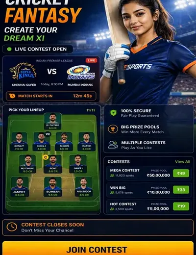 Rajdhani Night (rajdhani) fantasy cricket & matchday visual 3